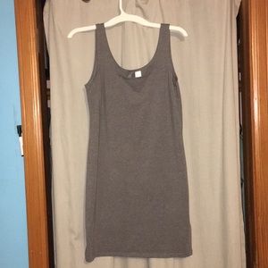 Gray pencil dress